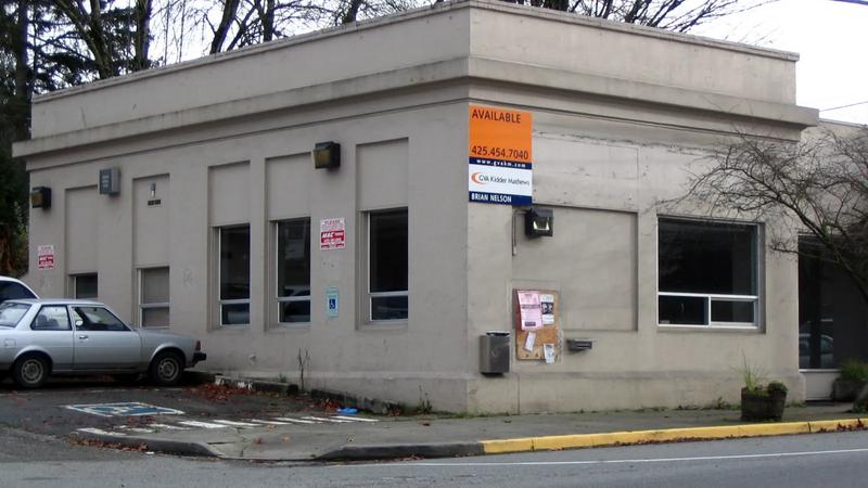The 1912 Duvall State Bank building on Main Street in Duvall.